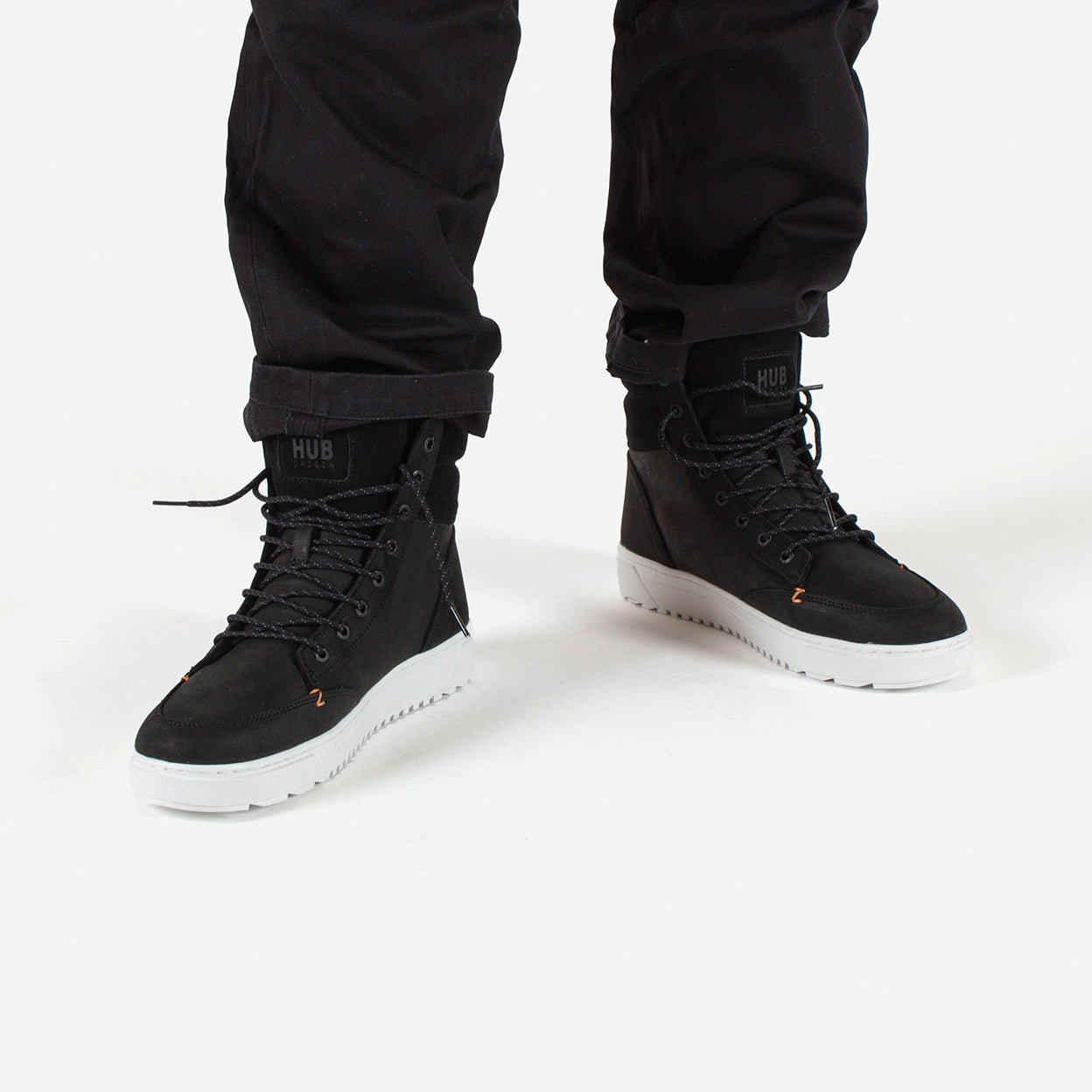 Dublin 2.0 | Black/White | Men - hubfootwear