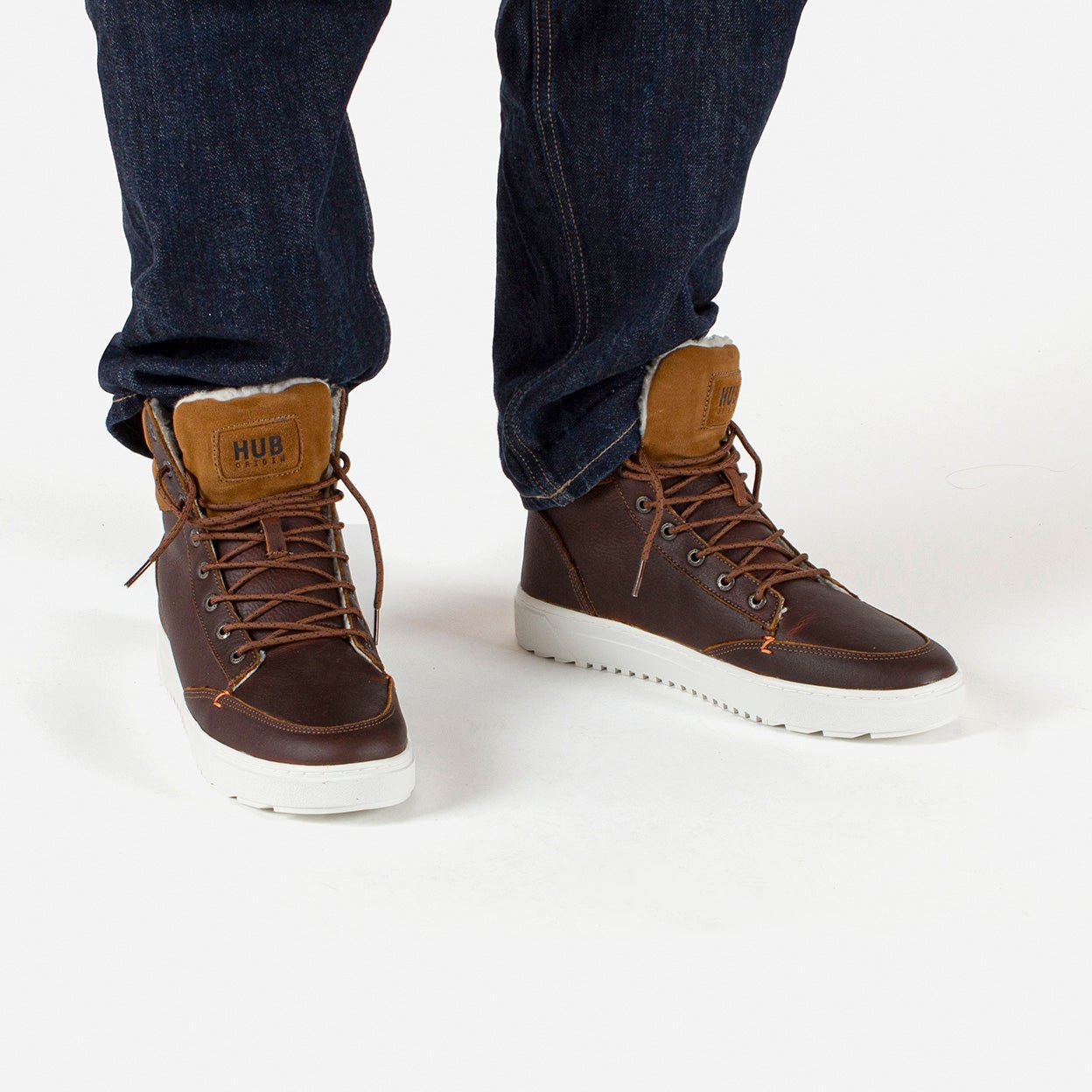 Dublin 2.0 | Cognac/Off White | Men - hubfootwear