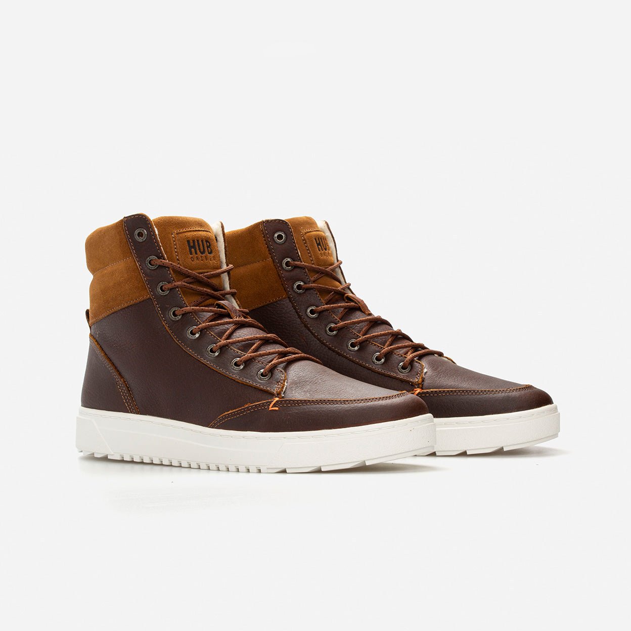Dublin 2.0 | Cognac/Off White | Men - hubfootwear
