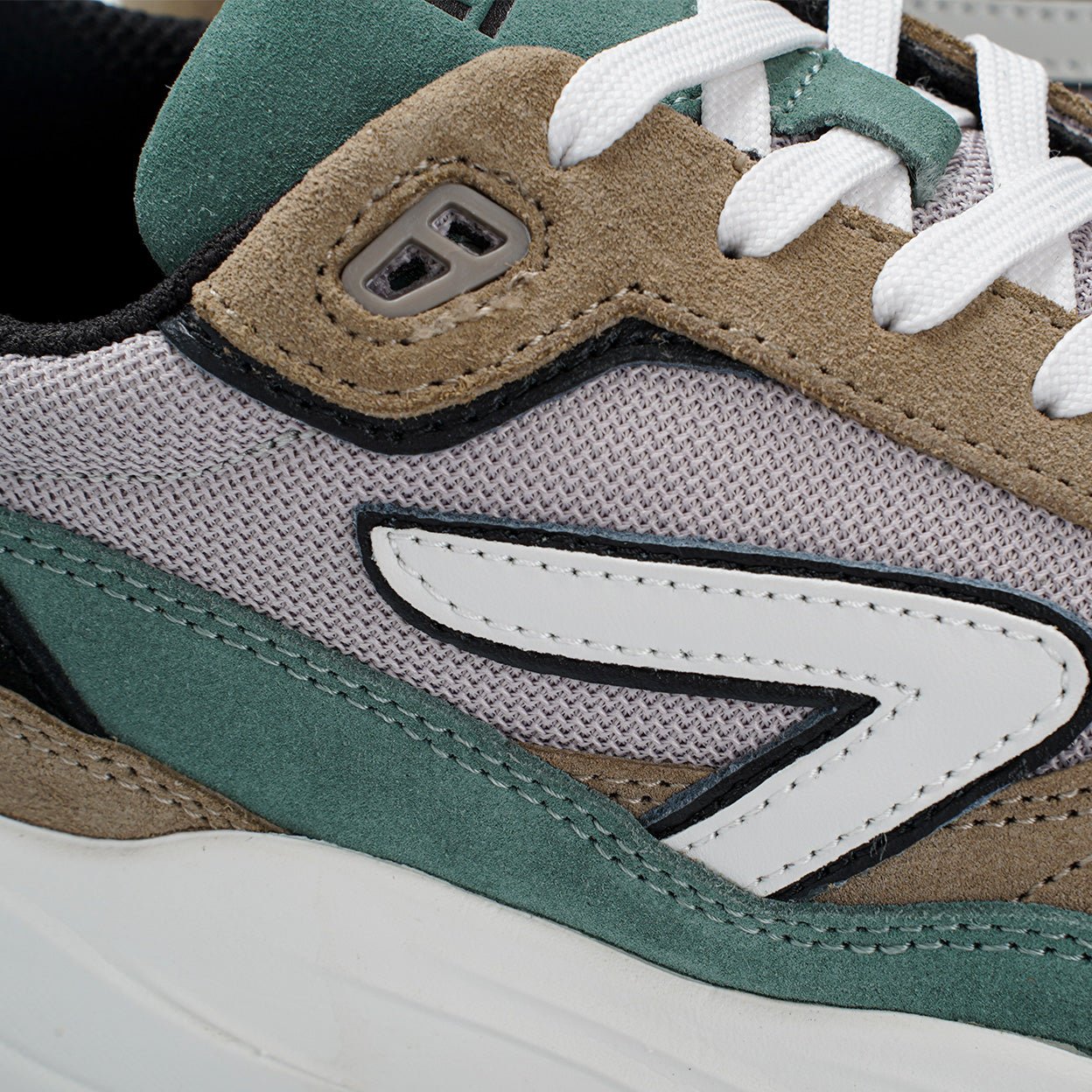 Glide | Bone/Off White/Leaf Green | Men - hubfootwear