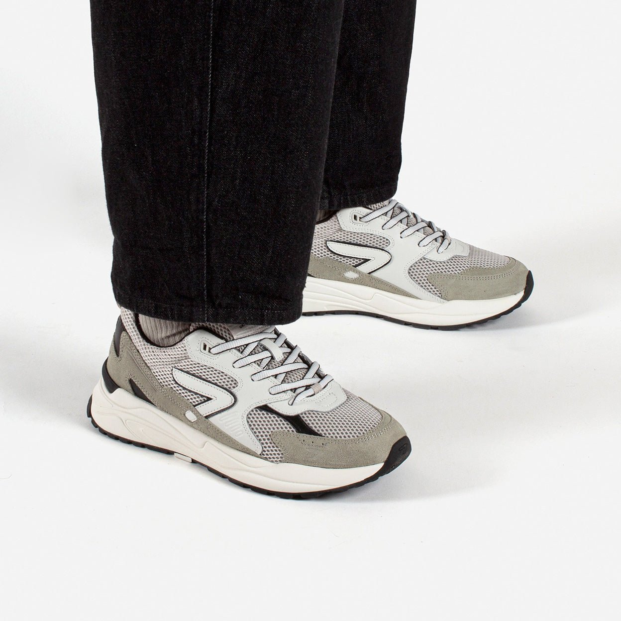 Grid | Light Bone/Off White/Abbystone | Men - hubfootwear