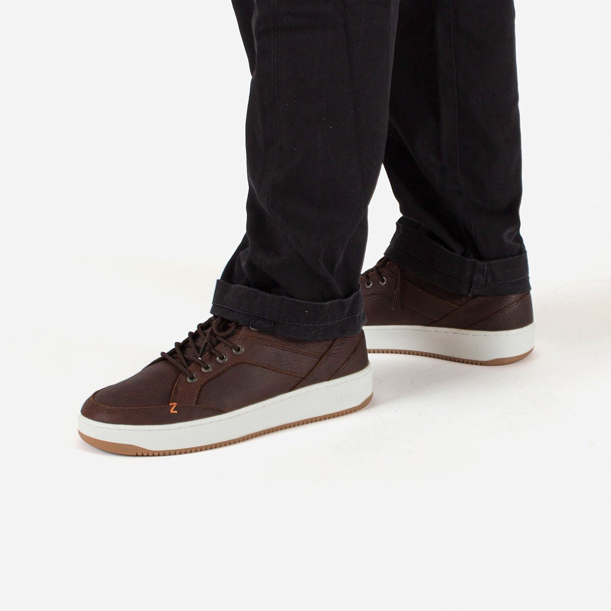 Kingston 2.1 | Dark Brown/Off White | Men - hubfootwear