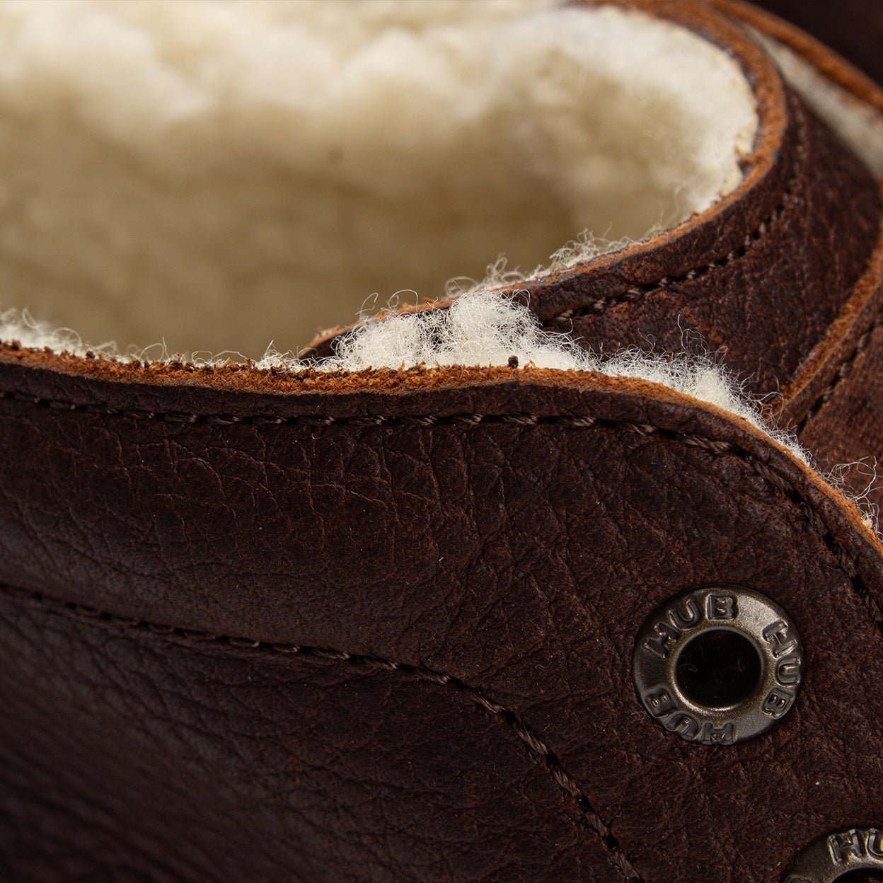 Kingston 2.1 wool | Dark Brown/Off White | Men - hubfootwear