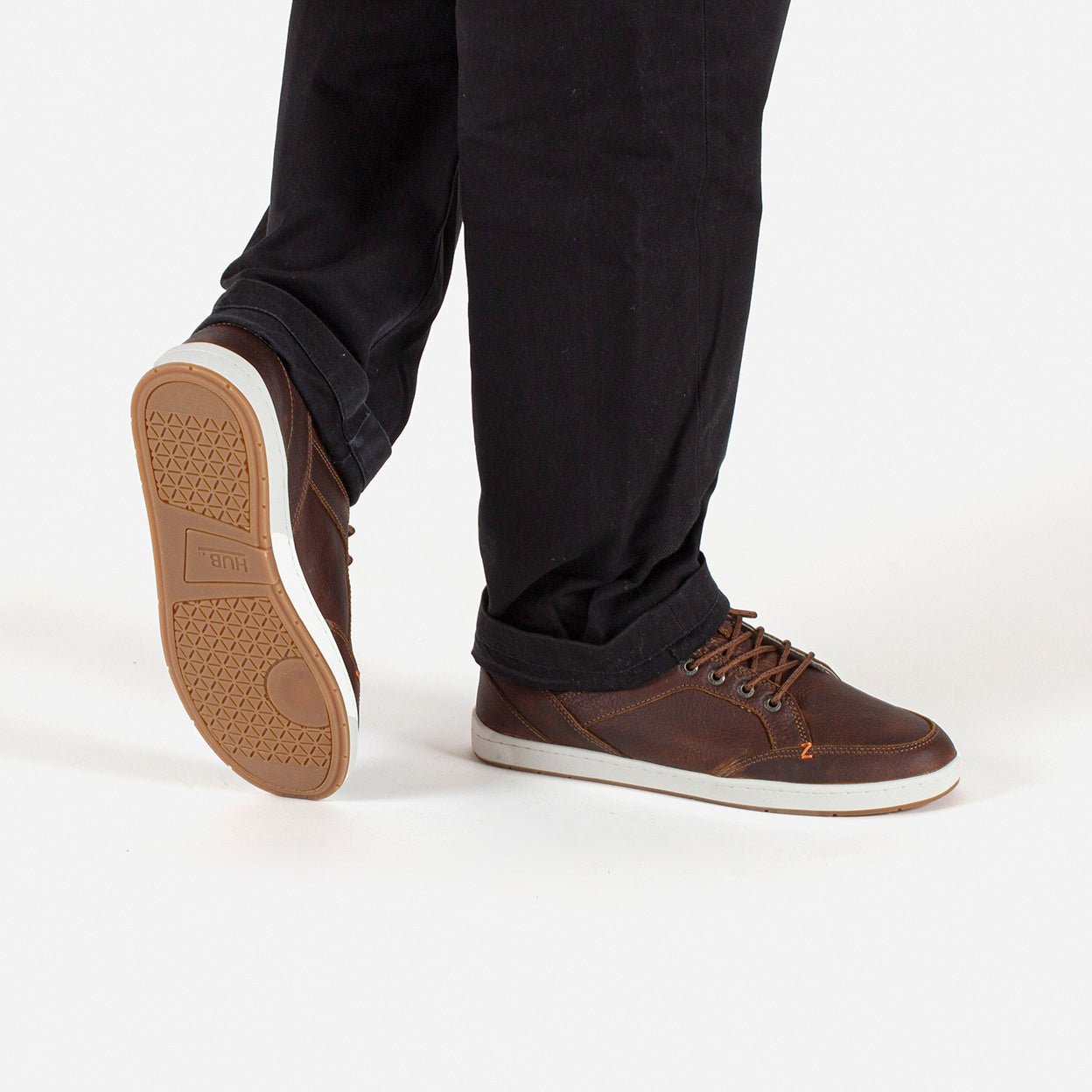 Kingston | Cognac/Off White | Men - hubfootwear