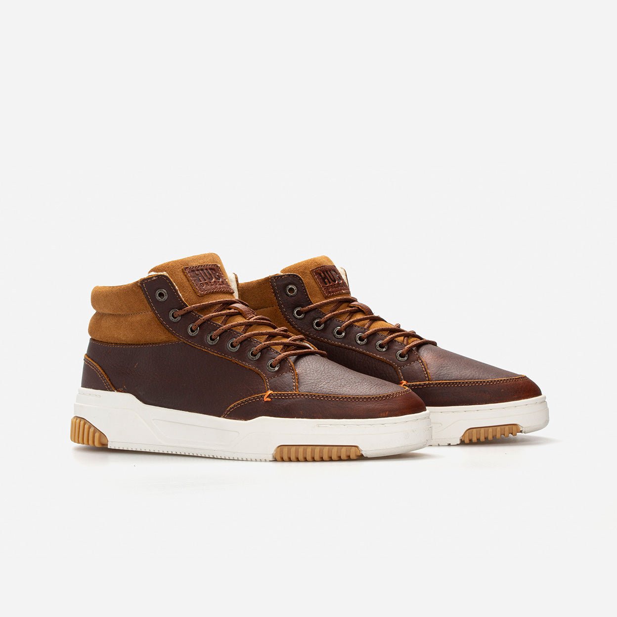 Mark 2.1 | Cognac/Off White | Men - hubfootwear