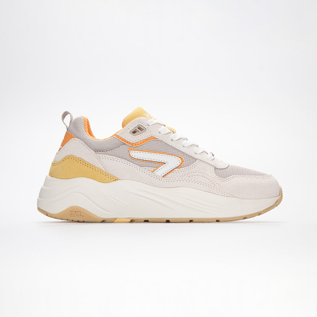 Glide | Light Bone/White/Papaya | Women