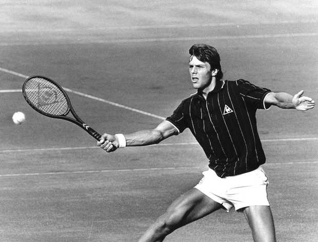 Huub van Boeckel playing at HLTC de metselaars in The Hague in his younger years