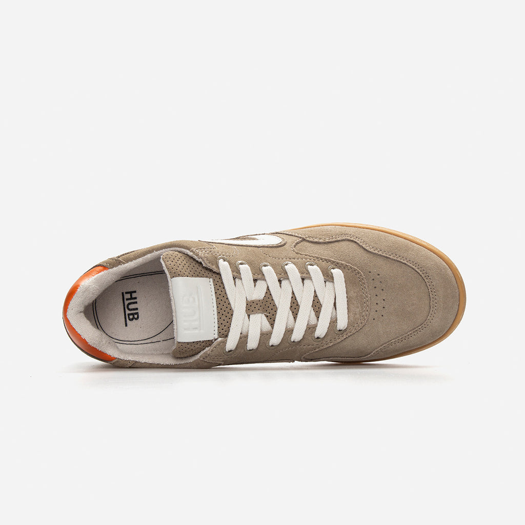 Vancouver | Almond Brown/Off White/Hub Orange | Herren