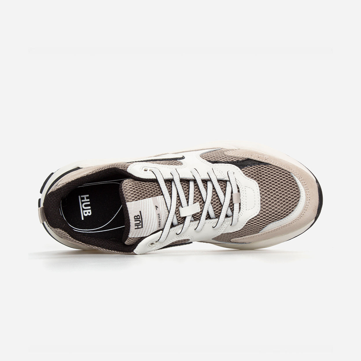 Grid | Almond Brown/Bone | Men