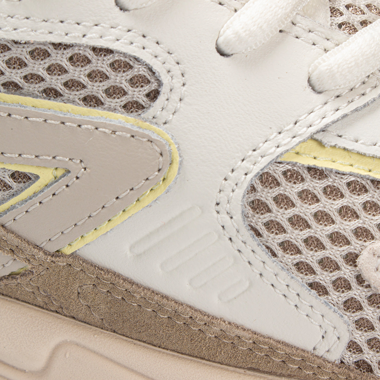 Braun/Off-white/Gelb