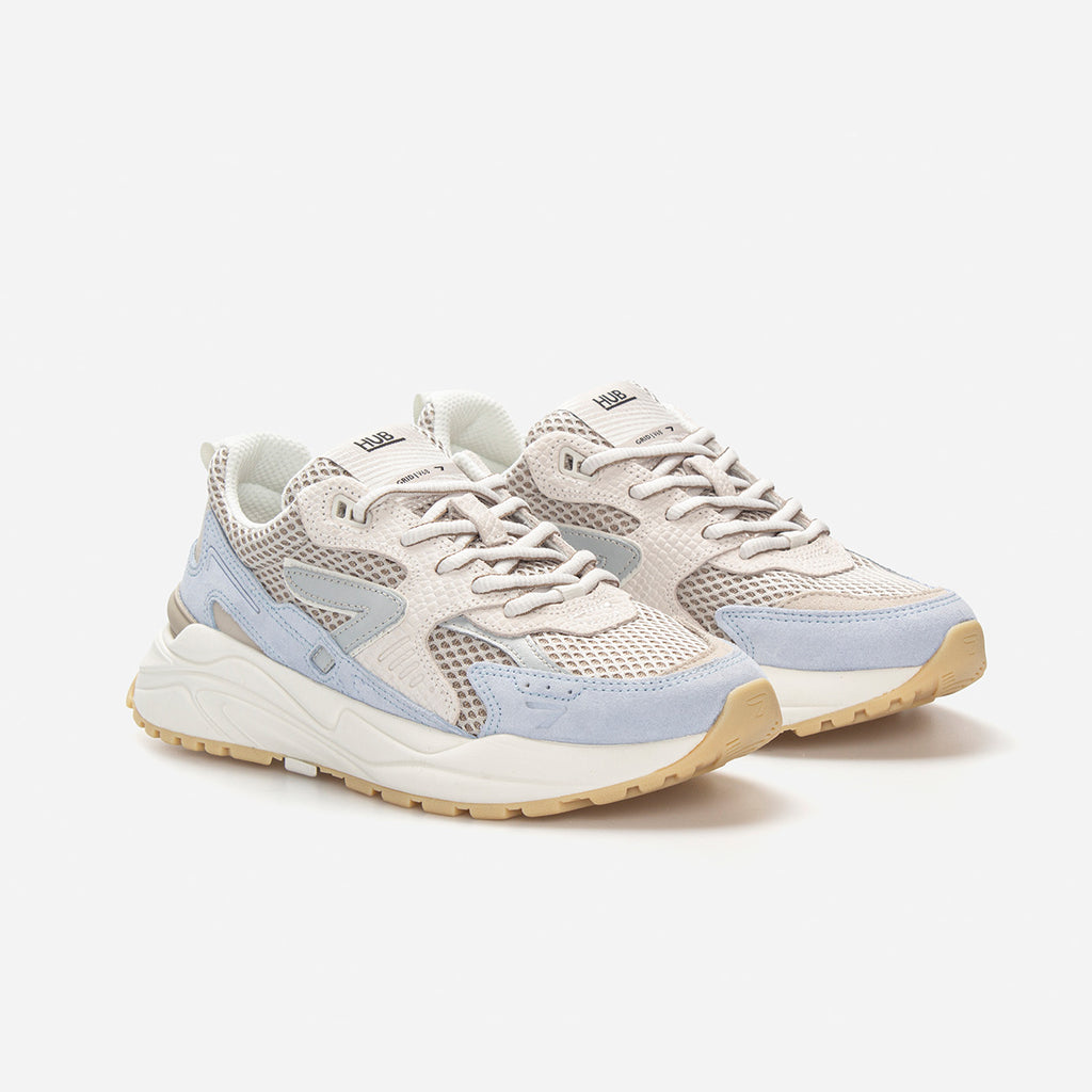 Grid | Almond Brown/Silver/Skyway | Women