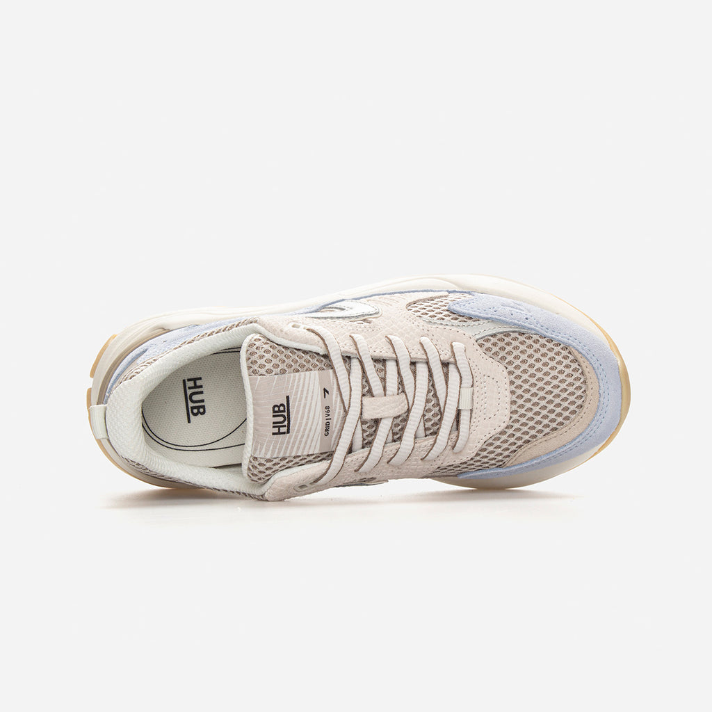 Grid | Almond Brown/Silver/Skyway | Women