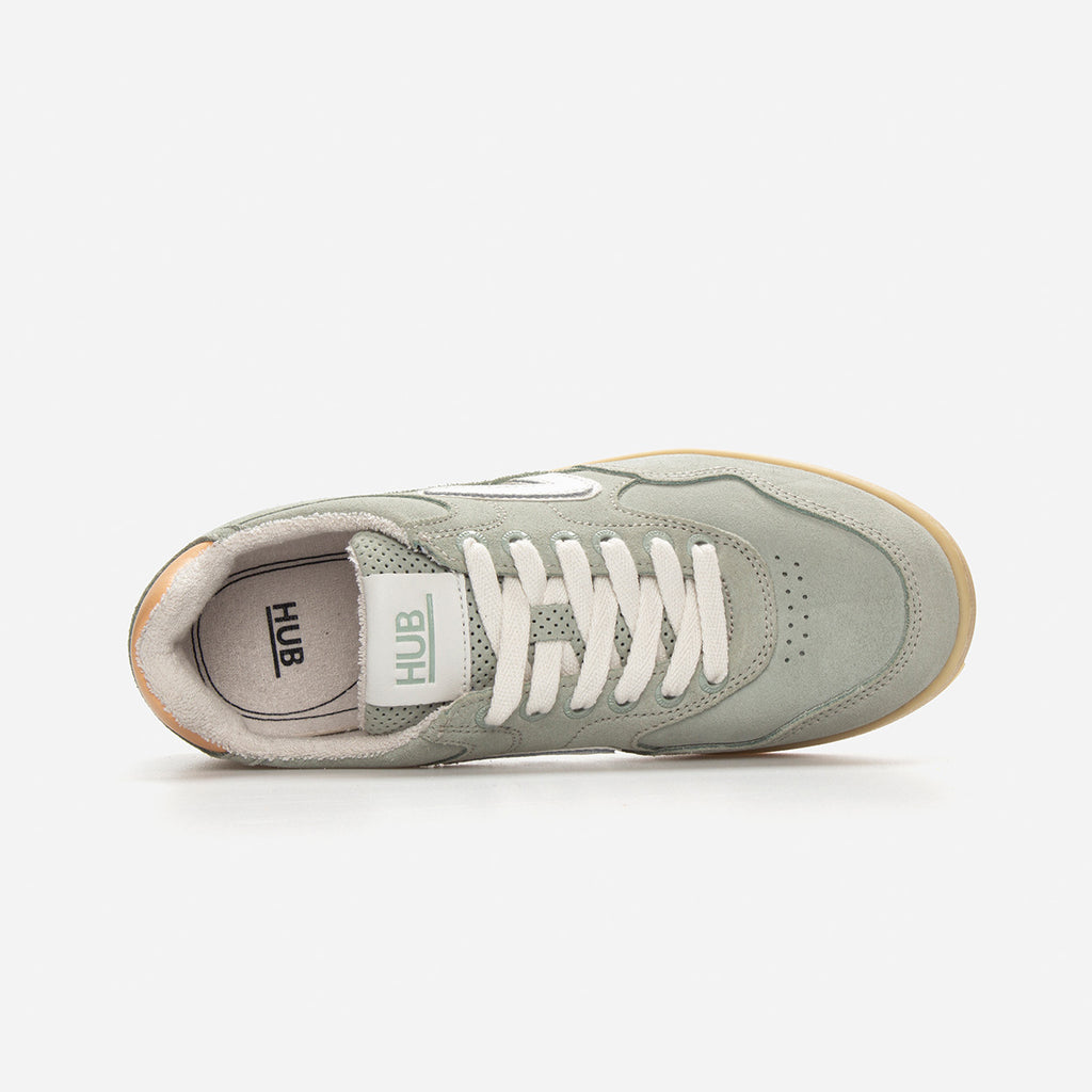 Vancouver | Lichtgroen/Off-white/Caramel | Dames