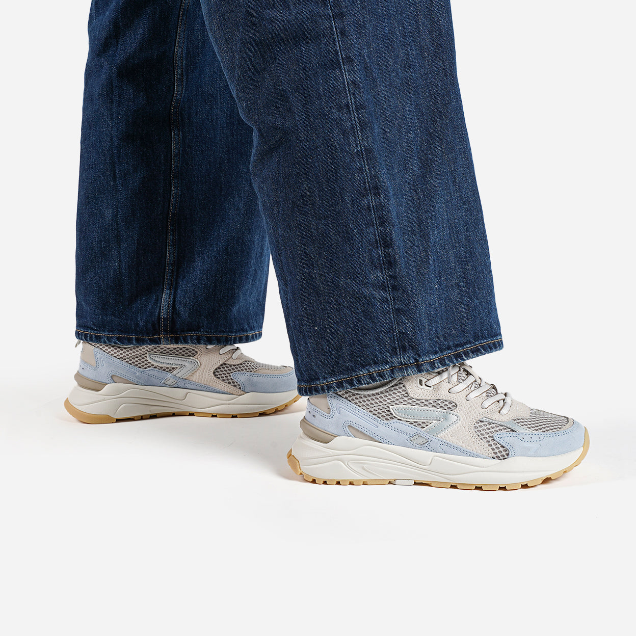 Grid | Braun/Silber/Hellblau | Damen