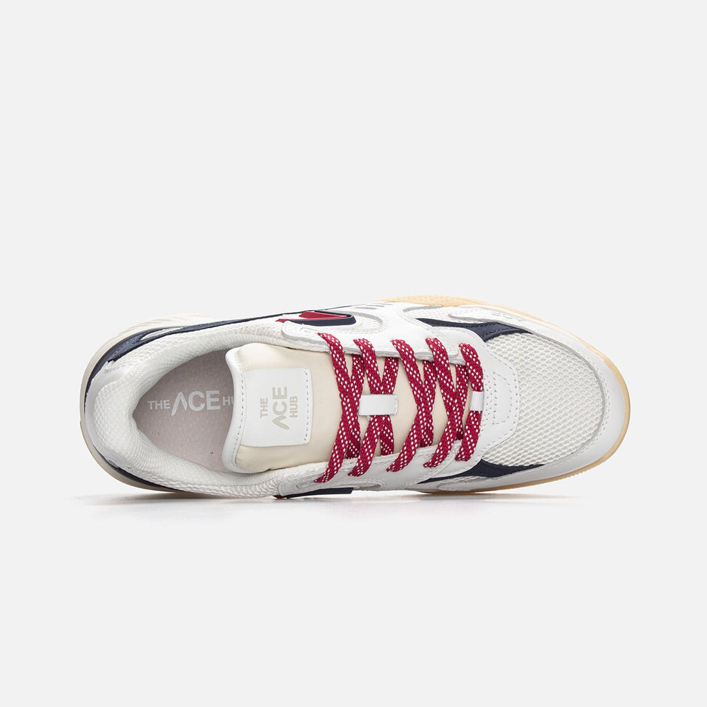 Ace 25 | White/Navy | Men - HUB Footwear