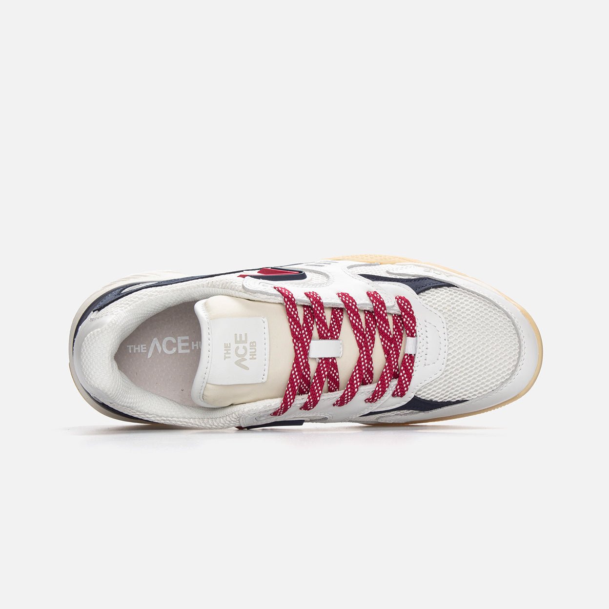 Ace 25 | White/Navy | Men - HUB Footwear