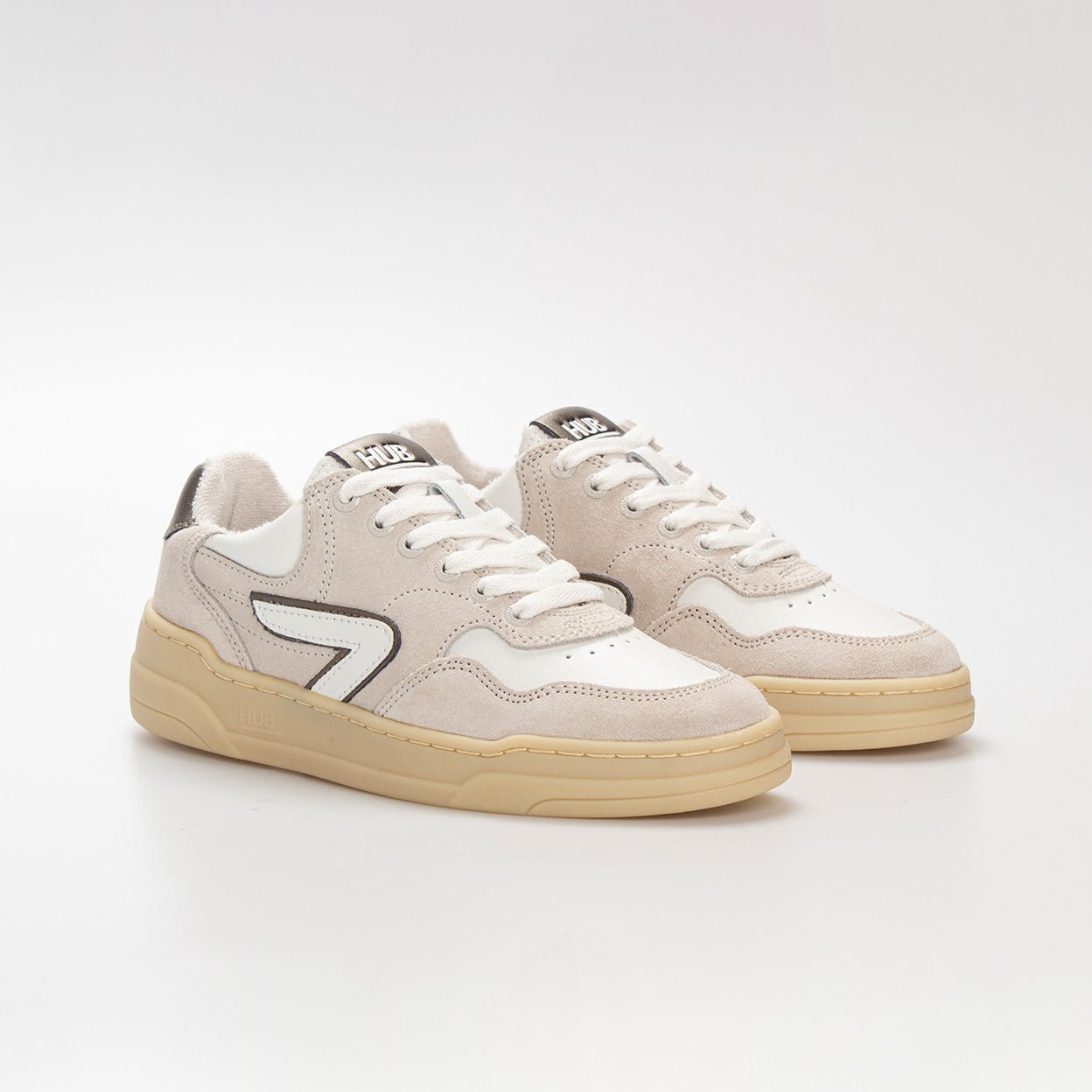 Court | Off White/Antique Bronze | Women - HUB Footwear