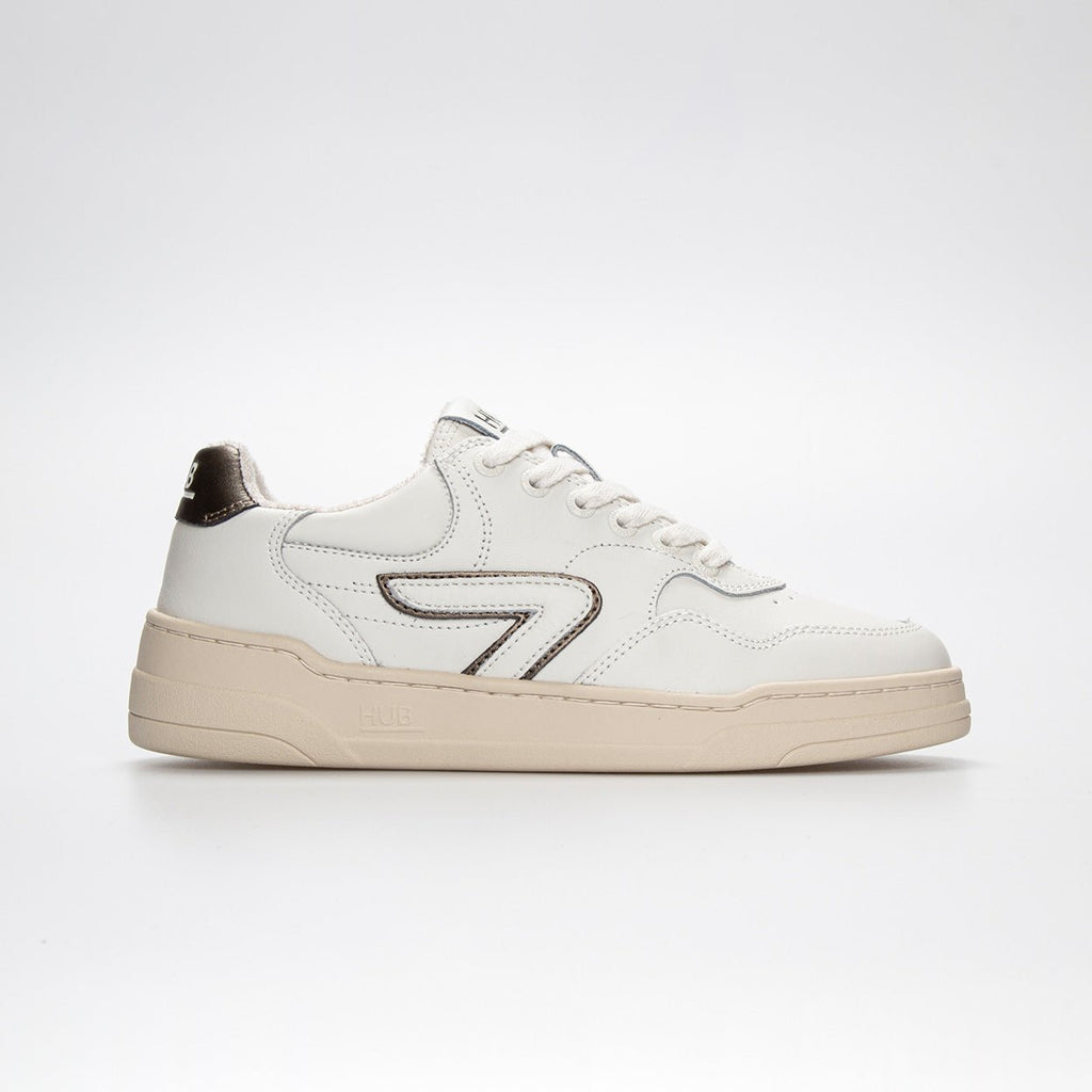 Court | Off White/Antique Bronze | Women - HUB Footwear