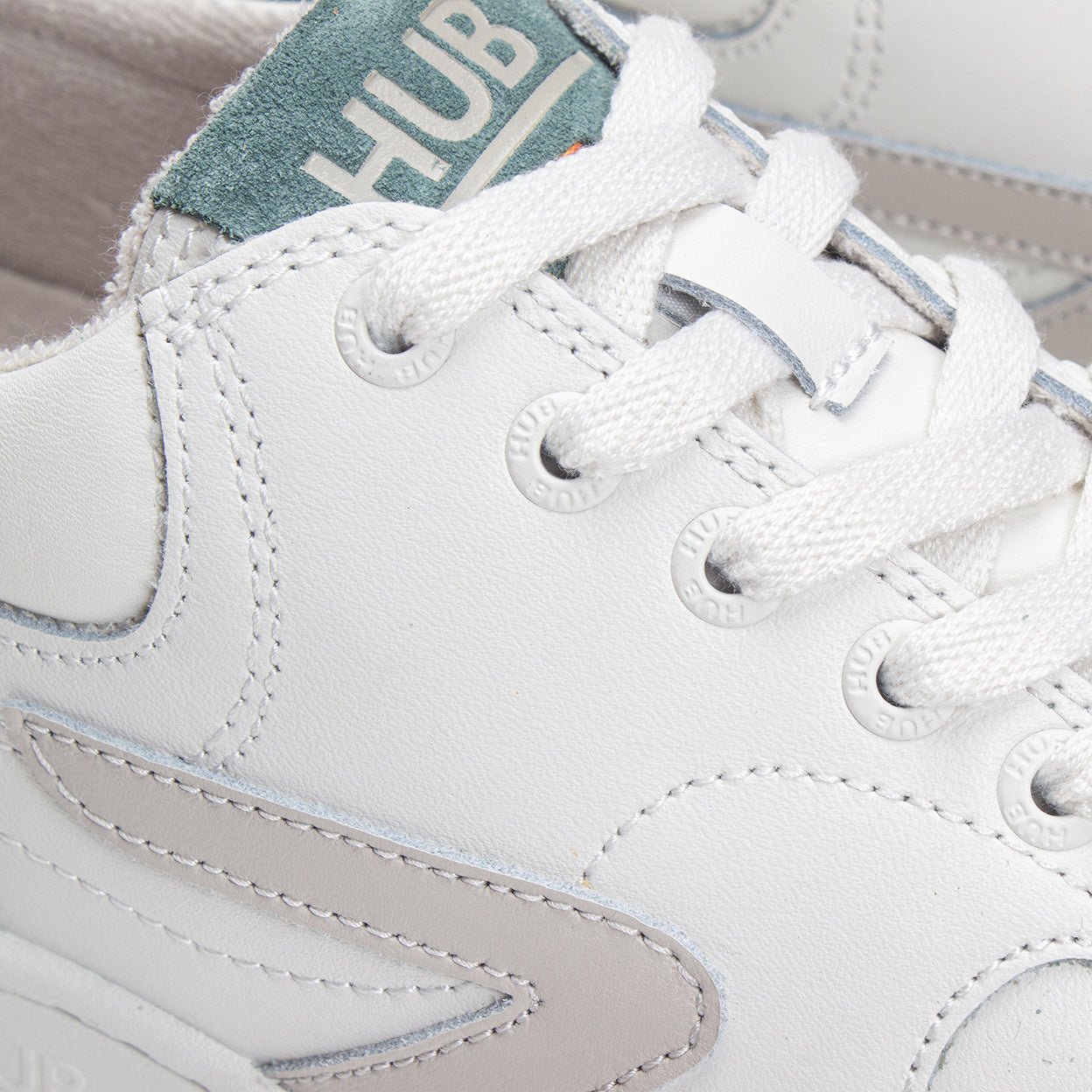 Court | Off White/Bone/Leaf Green | Men - HUB Footwear