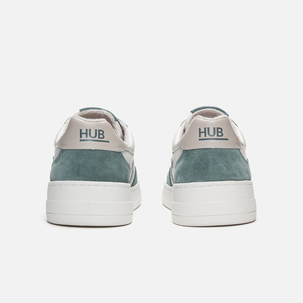 Court | Off White/Bone/Leaf Green | Men - HUB Footwear
