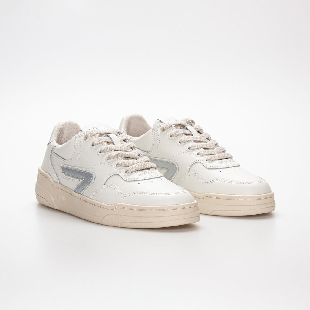 Court | Off White/Dull Silver | Women - HUB Footwear
