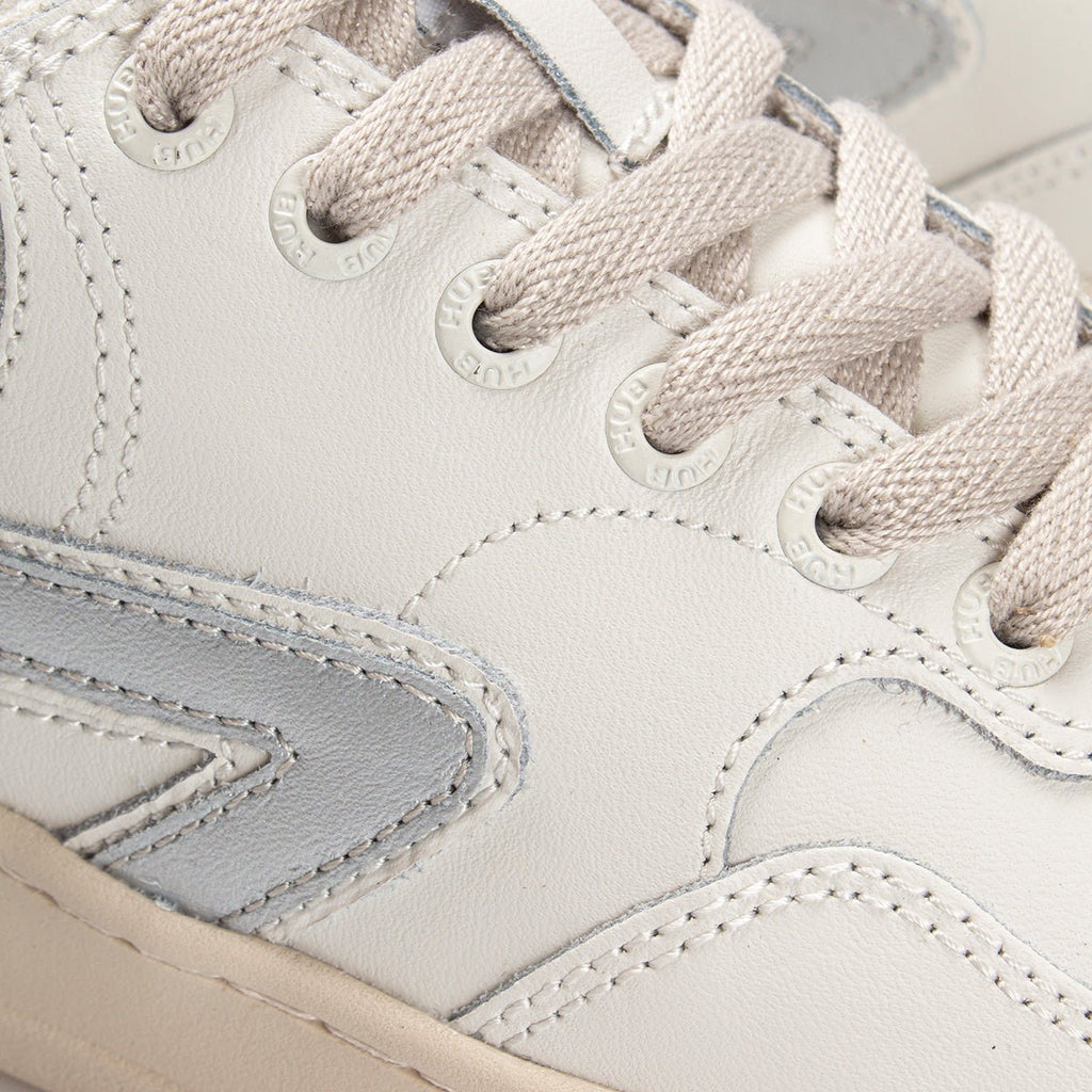 Court | Off White/Dull Silver | Women - HUB Footwear