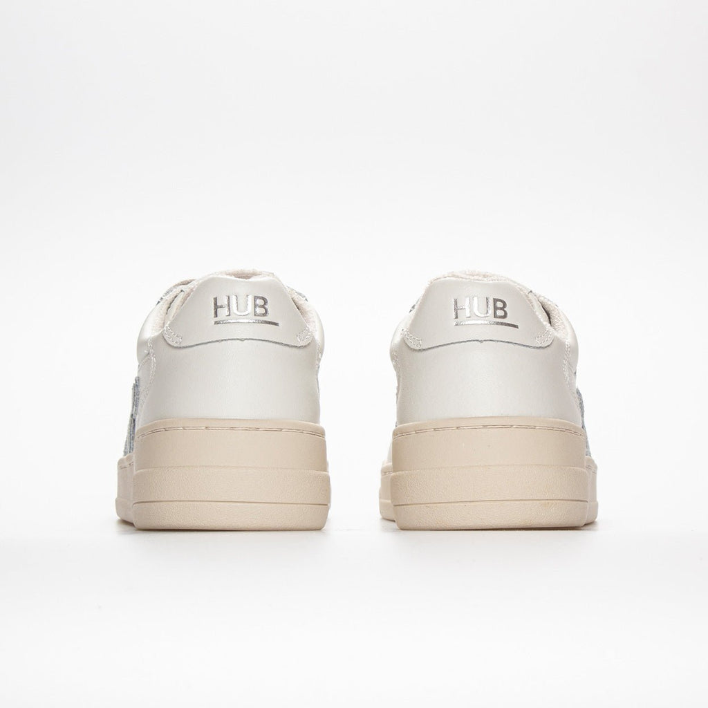 Court | Off White/Dull Silver | Women - HUB Footwear
