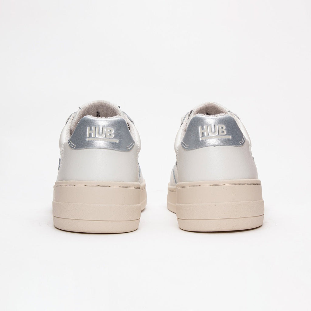 Court | Off White/Light Bone/Silver | Women - HUB Footwear