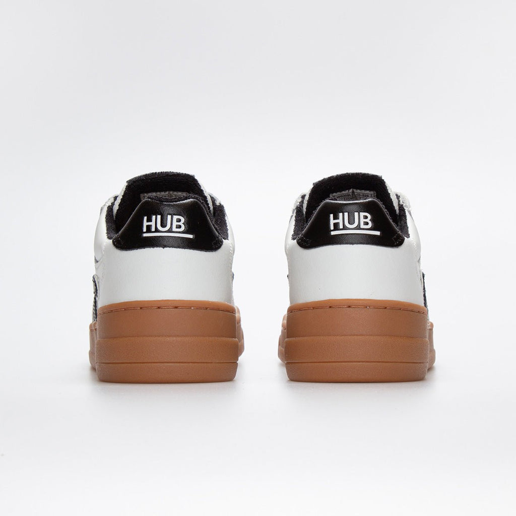Court | White/Black | Women - HUB Footwear