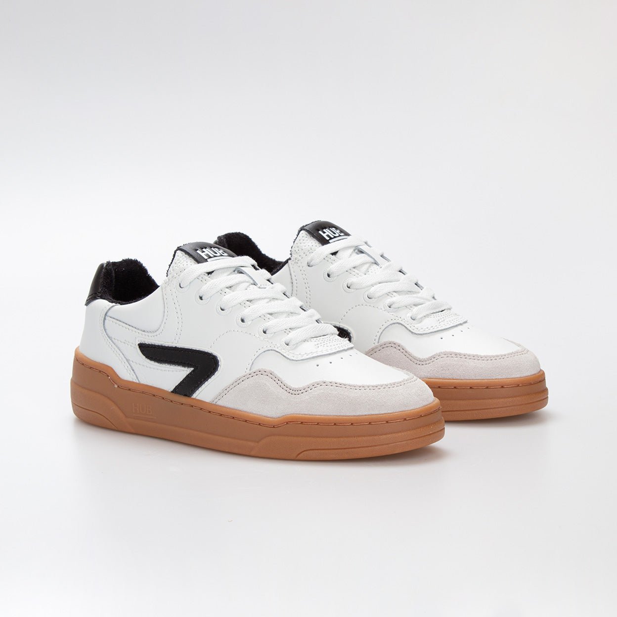 Court | White/Black | Women - HUB Footwear