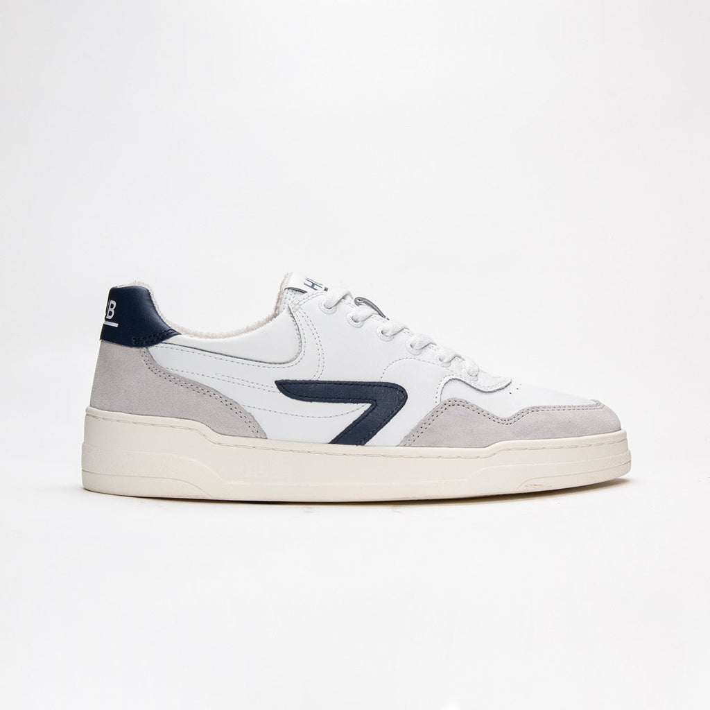 Court | White/Navy | Men - HUB Footwear