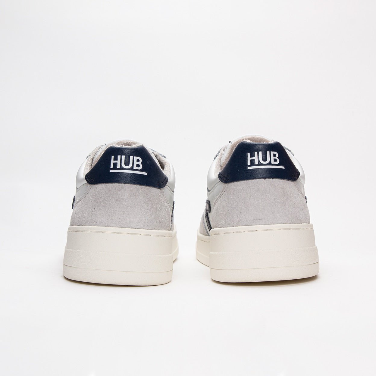 Court | White/Navy | Men - HUB Footwear