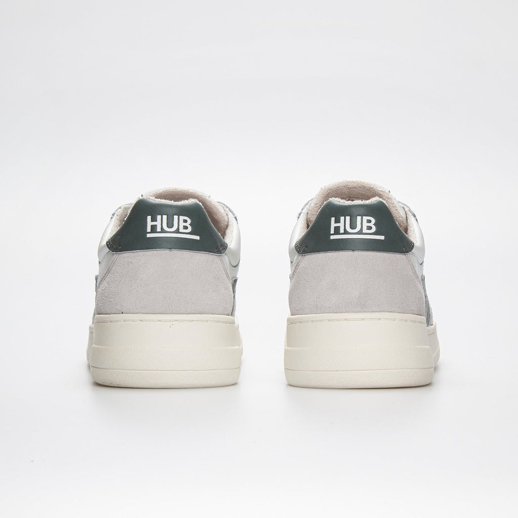 Court | White/Sage Green | Men - HUB Footwear