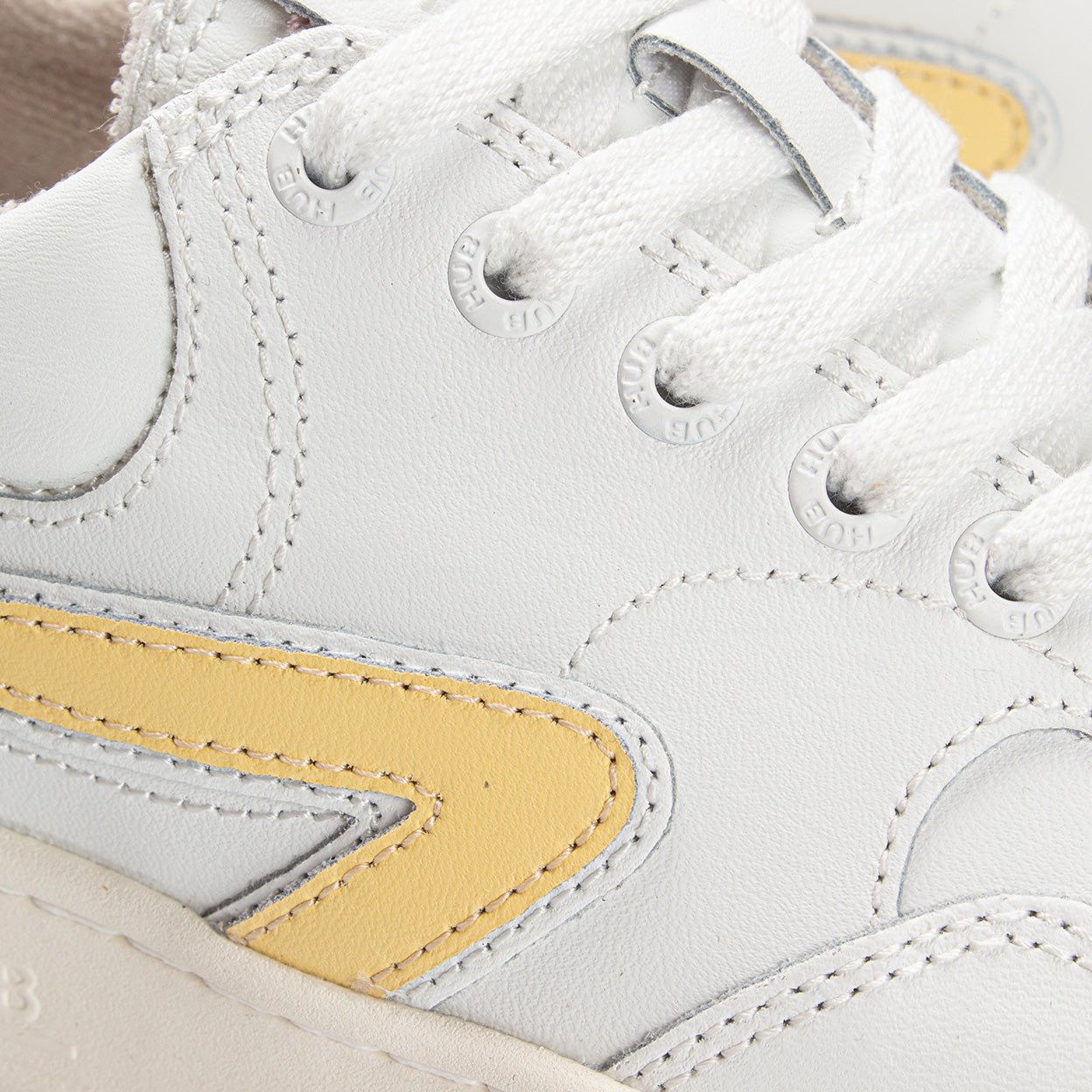 Court | White/Sun Yellow/Papaya | Women - HUB Footwear