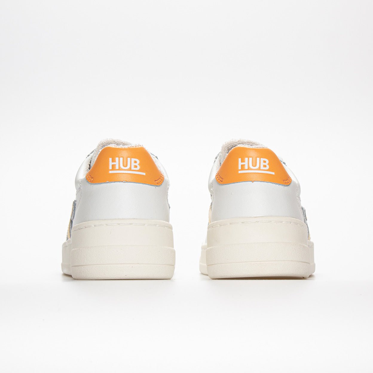 Court | White/Sun Yellow/Papaya | Women - HUB Footwear
