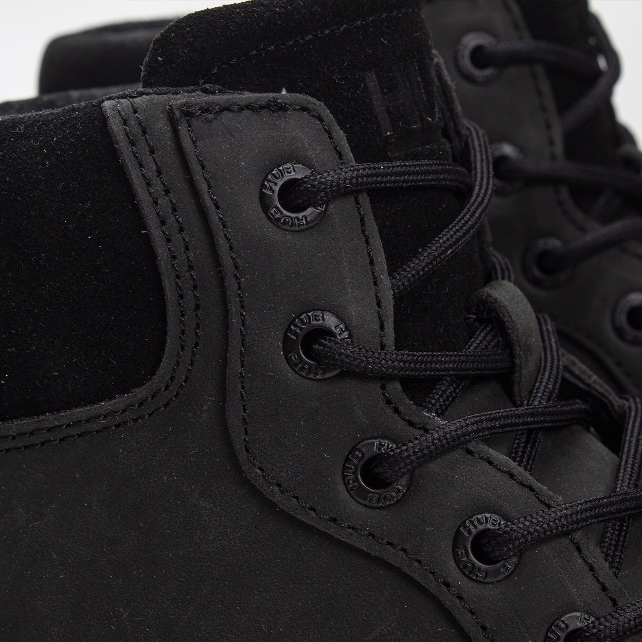 Dundee | Black/White | Men - hubfootwear