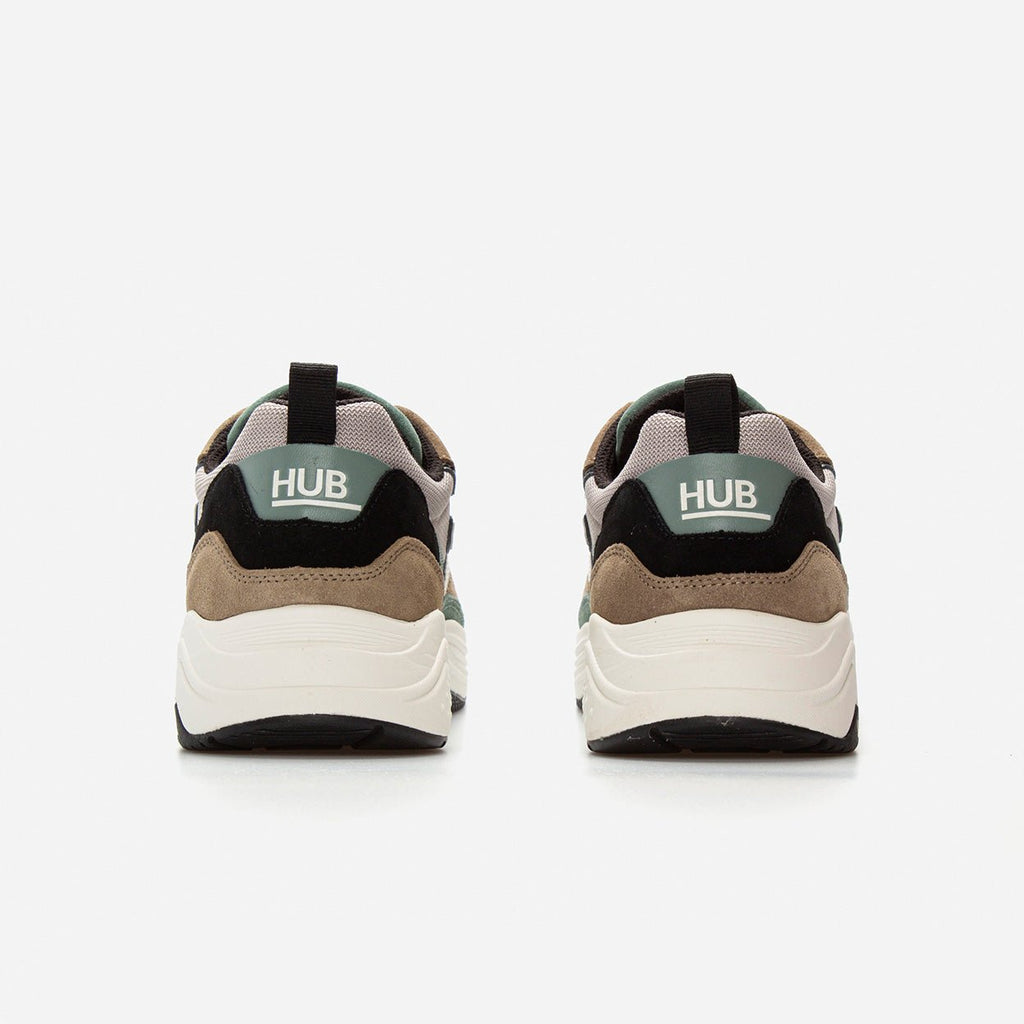 Glide | Bone/Off White/Leaf Green | Men - hubfootwear