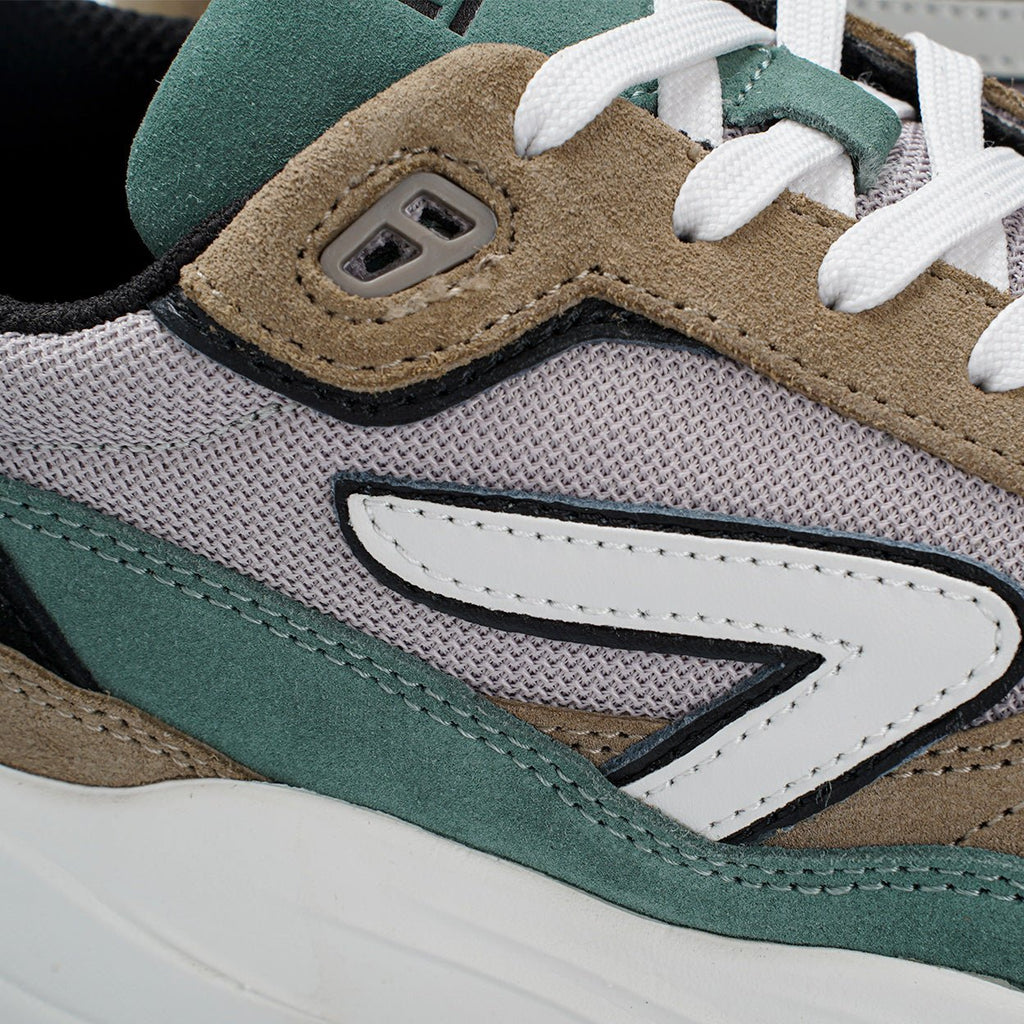 Glide | Bone/Off White/Leaf Green | Men - hubfootwear