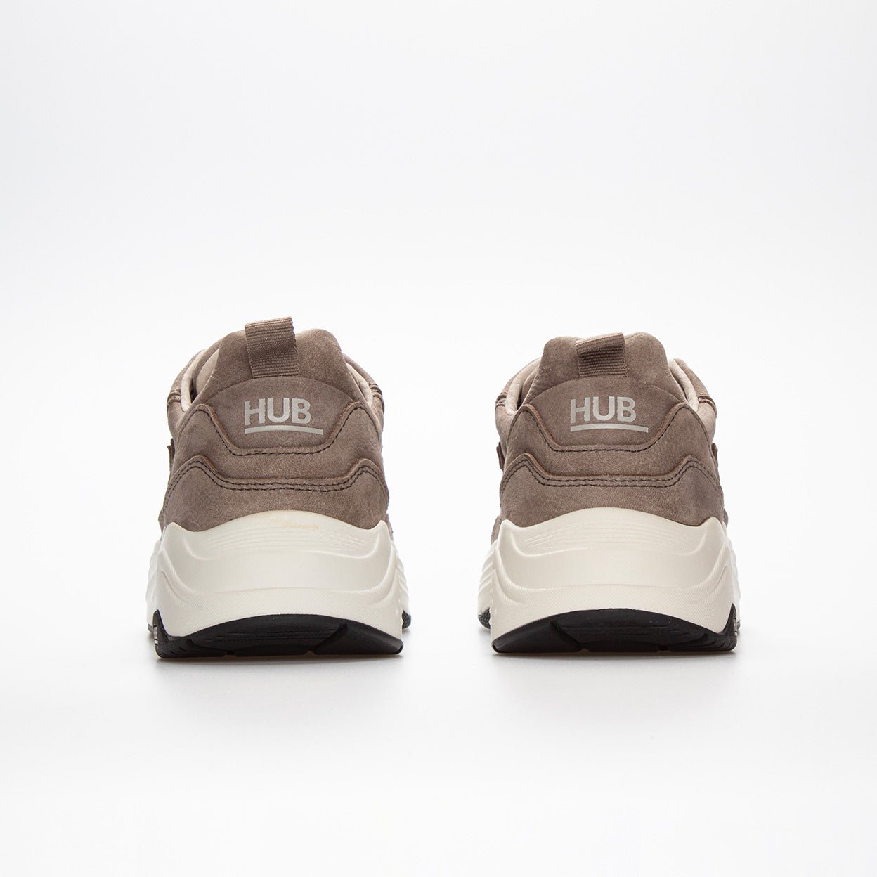 Glide | Dark Taupe/Off White | Women - hubfootwear