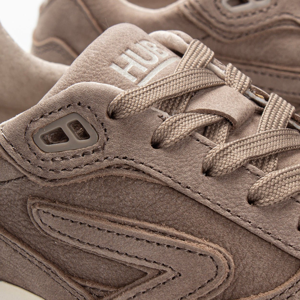 Glide | Dark Taupe/Off White | Women - hubfootwear