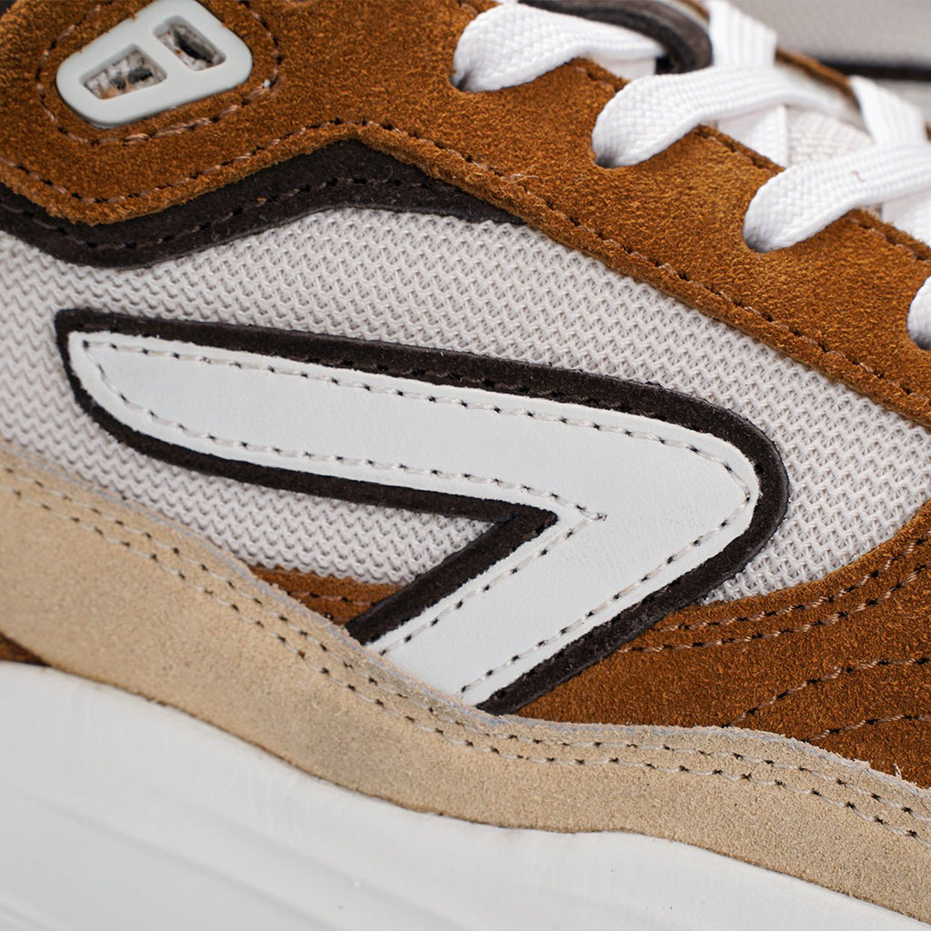 Glide | Light Beige/Off White/Cognac | Men - hubfootwear