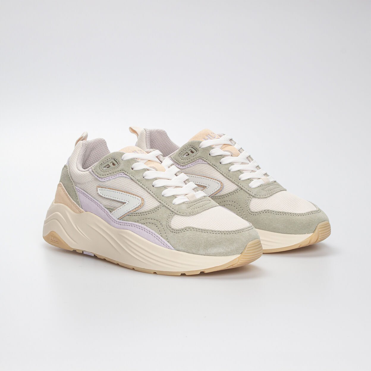 Glide | Light Beige/Off White/Lilac | Women - HUB Footwear