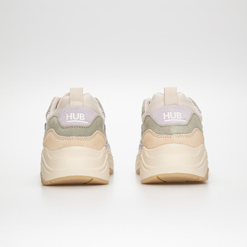 Glide | Light Beige/Off White/Lilac | Women - HUB Footwear