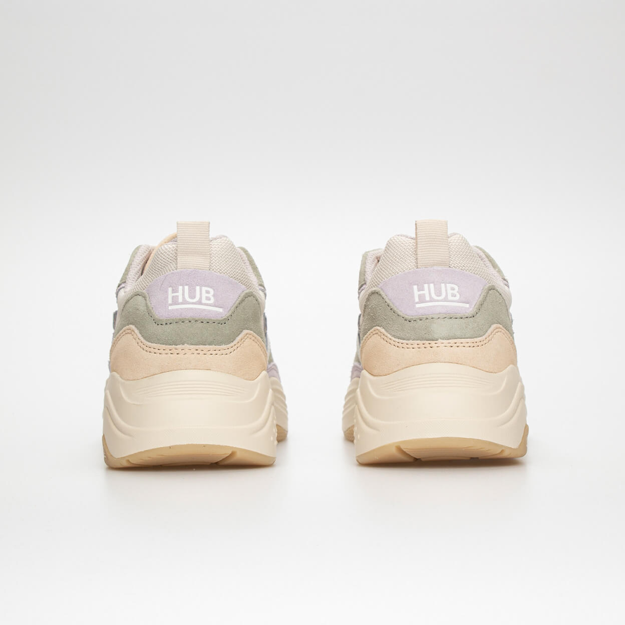 Glide | Light Beige/Off White/Lilac | Women - HUB Footwear