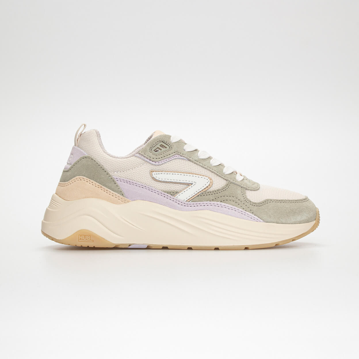 Glide | Light Beige/Off White/Lilac | Women - HUB Footwear
