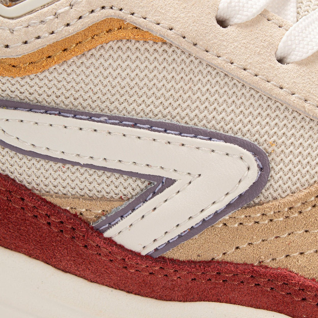 Glide | Light Beige/Off White/Red Ochre | Women - hubfootwear