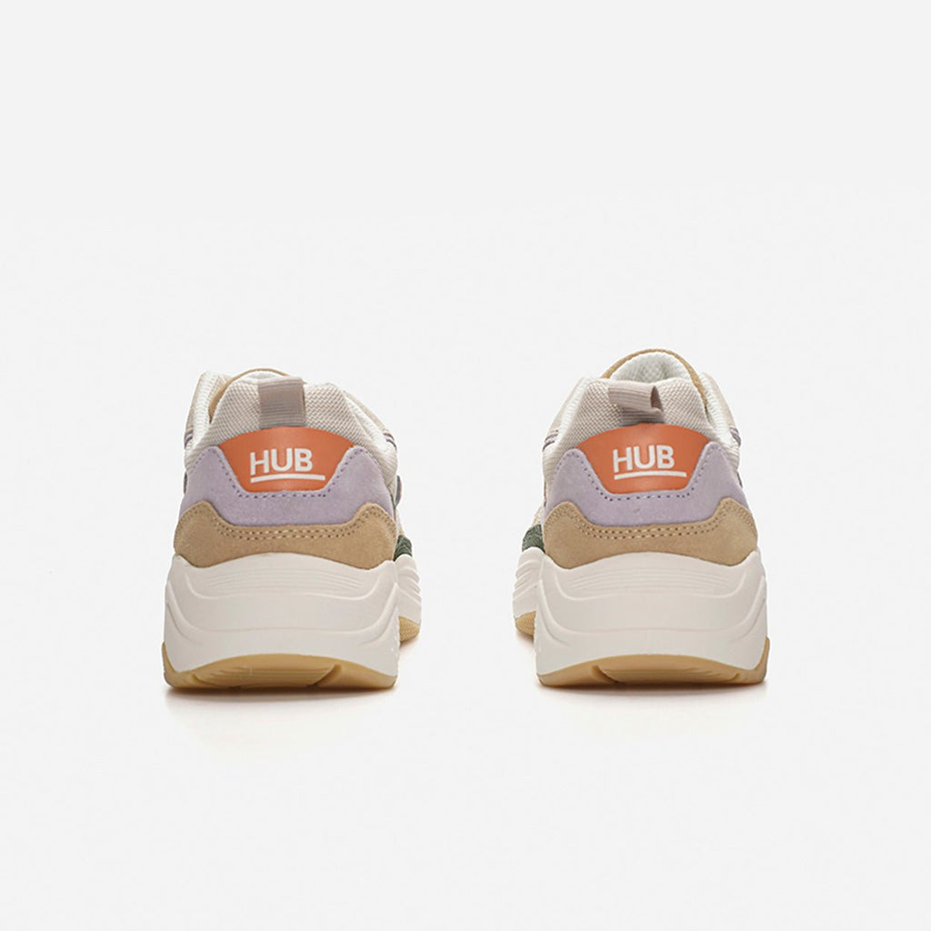 Glide | Light Beige/Off White/Sage Green | Women - hubfootwear