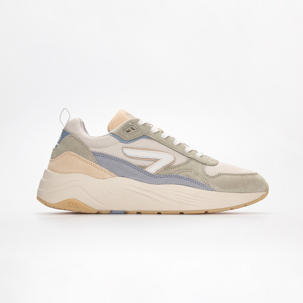 Glide | Light Beige/Off White/Sea Ice | Men - HUB Footwear