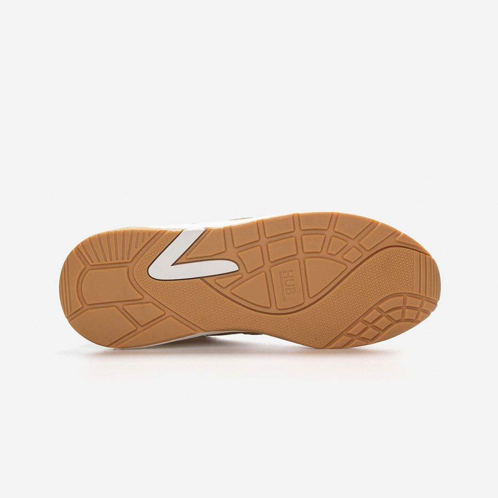 Glide | Light Bone/Off White/Cognac | Men - hubfootwear