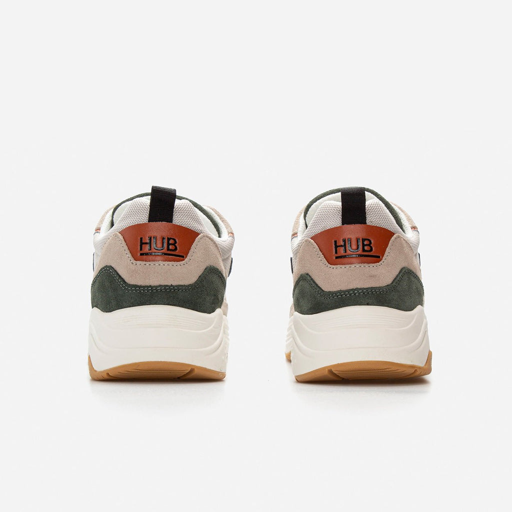 Glide | Light Bone/Off White/Dark Rust | Men - hubfootwear